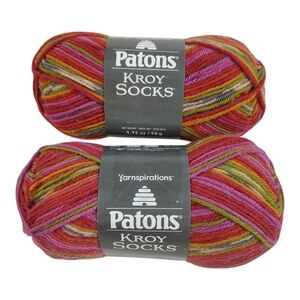Patons Kroy Socks Dads Jacquard Yarn 2 Skeins